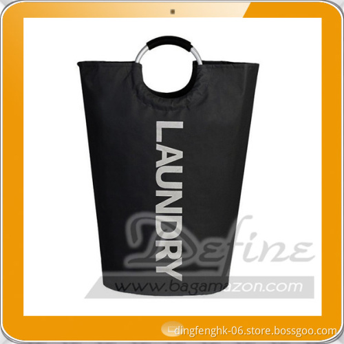 Collapsible Laundry Wash Storage Bag with Alloy Handles